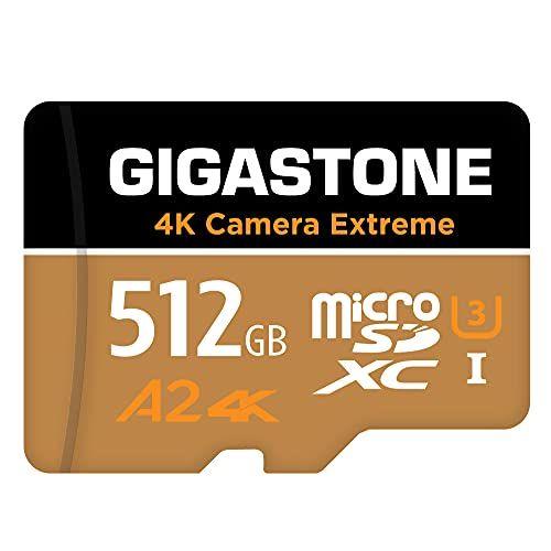 GIGASTONE 512GB micro SDXC UHS-I A2 U3 geheugenkaart