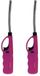 Flame Classics Briquet BBQ/cuisine long flexible - 2x - rose - 27 cm