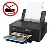 Canon PIXMA TS705a inkjetprinter, 5 inktpatronen, kleur, Wi-Fi, compact, capaciteit van 350 vellen, zwart