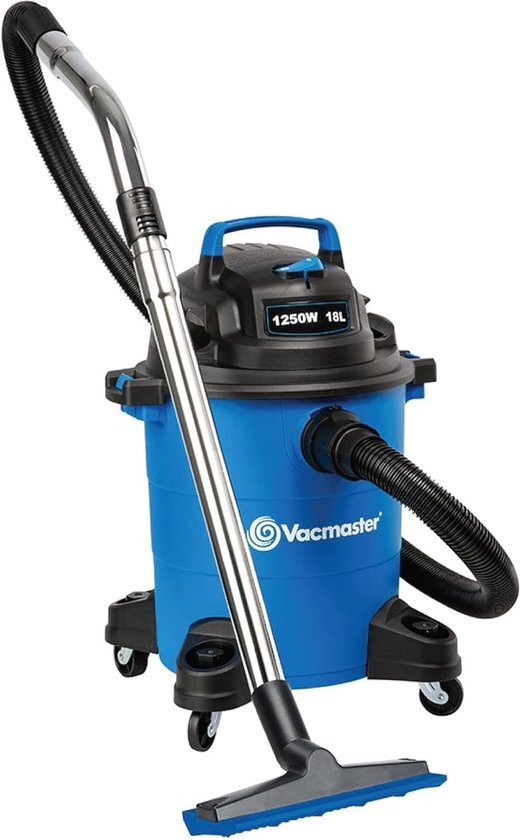 Vacmaster - Tuin- en Kunstgrasreiniger - Nat- en Droogzuiger - 1250 W - 18 Liter