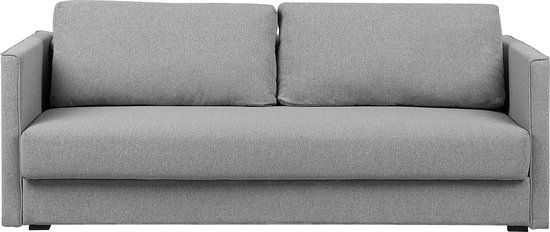 Beliani EKSJO - Slaapbank - Grijs - Polyester