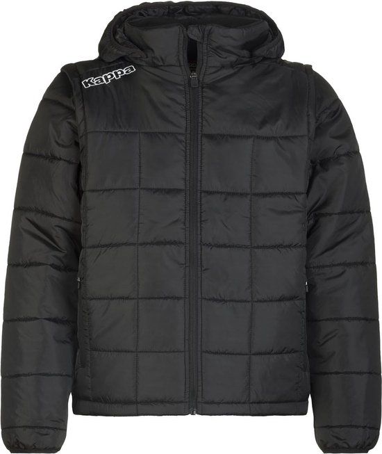 Kappa Waples Jas Zwart Heren Maat S - Voetbal Jack 2022