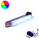 VidaXL Led-strip 2 stuks zwart en multikleur koper en kunststof