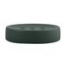 Spirella Zeepbakje steenlook decoratieve apparatuur badkamer zeepbakje buis Afmetingen: 11 x 11 x 3 cm - donkergroen mat, groen