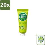 Happy Earth Crème déodorante Bergamot 100% Naturel 40 ml - Grand emballage - 20 pièces