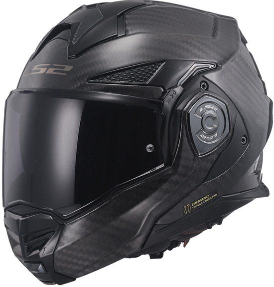 LS2 FF901 Advant X Carbon Solid Systeemhelm