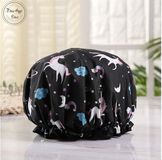 New Age Devi Thuis in Waren B.V. Eenhoorn Pony Douche Cap Zwart Blauw Roze