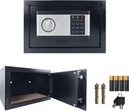 Coffre-fort électronique ignifuge et étanche sans marque avec serrure à combinaison, montage mural et clé pour la maison, le bureau et l'hôtel