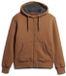 Superdry Hoodie met rits en borgvoering Heren Caramel Brown S