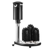 VEVOR Elektrische Glazenwasser met 5 Borstels voor Bars, 1200 Kopjes/u Wijnglas Reinigingsmachine, Glazenwasser voor Champagneglazen, Bierpullen, voor Bars en Restaurants