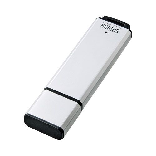 SANWA SUPPLY UFD-A4G2SVK USB-stick 4GB Zilver