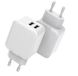 CoreParts MBXUSB-AC0002 Oplader voor mobiele apparatuur Universeel Wit AC Binnen