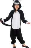 FUNIDELIA Katten kostuum - Katten onesie voor kinderen - Maat: 122 - 134 cm