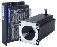 OEM Nema 23 stappenmotor, 3 Nm, met DM542TE driver, 5,0 A, 8 mm as