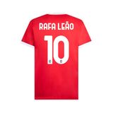 AC Milan Rafa Leao 10 Voetbalshirt, replica stadion, seizoen 2024/25, officieel voor volwassenen, uniseks, 1 stuk