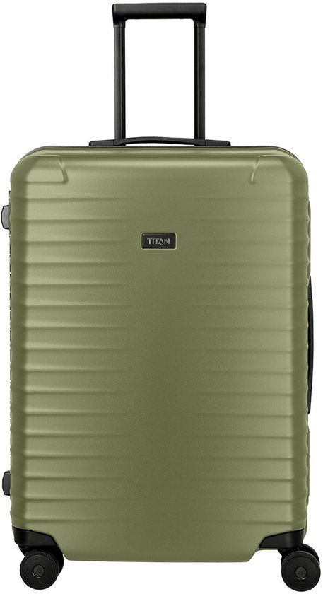 Titan Overseas 4 Wheel Trolley M+ forest green