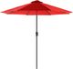 Markenlos Parasol Rood, diameter 300 cm - UV-bescherming