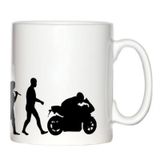 Evolutie van een mok voor motorrijders