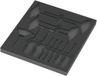 Wera 9813 Schuimrubberen inzetstuk voor Hex schroevendraaiers Set 1, zonder gereedschap, 344 x 30 x 392 mm - 05137313001
