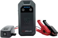 Schumacher Electric SBX 505 Compact – Jumpstarter 1500A 12V met afneembare klemmen voor auto – Starthulp met USB-Powerbank, draadloos Qi, LED Zaklamp – Accu Booster Tot 25 starts