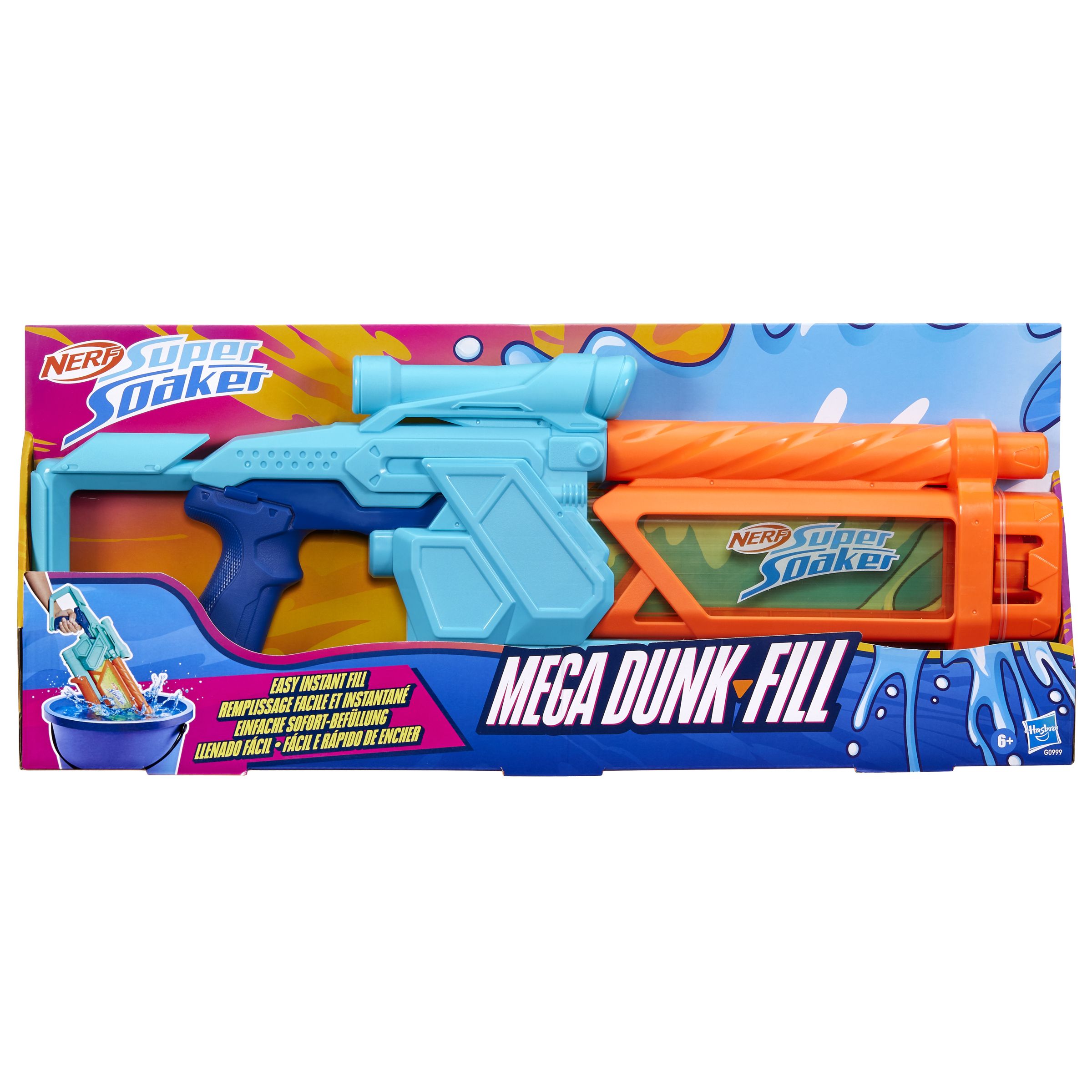 Nerf Super Soaker Mega Dunk-Fill Waterpistool
