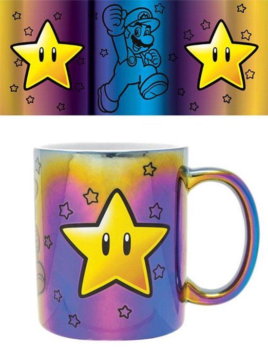 Pyramid International Pyramid Super Mario Metallic Star Power Mok 315ml