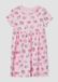 s.Oliver - Robe - Fille - Manches longues - Col rond - Coupe évasée - Rose pâle - Coton - Imprimé