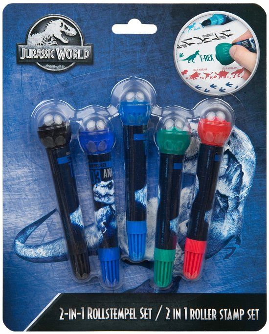 Undercover Jurassic World Kleurpotloden Blauw 5 Stuks
