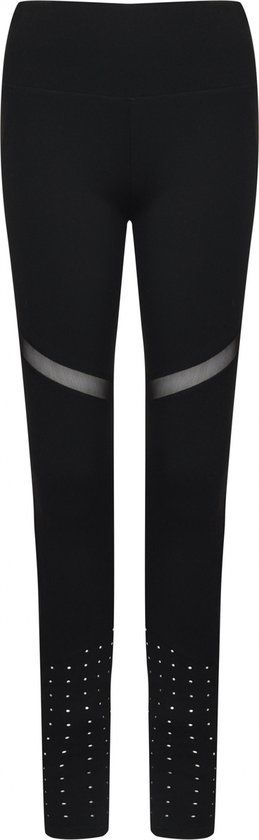 Tombo Panelled Legging TL672 - Black - M