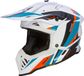 Merlin Recon Gravel Motocrosshelm Blauw/Oranje/Wit Maat M
