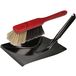 Stoffer en blik noir en métal/bois acajou pour intérieur