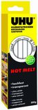 UHU Hot Melt, transparante kleefpatronen, diameter 11 mm, transparant, 200 g