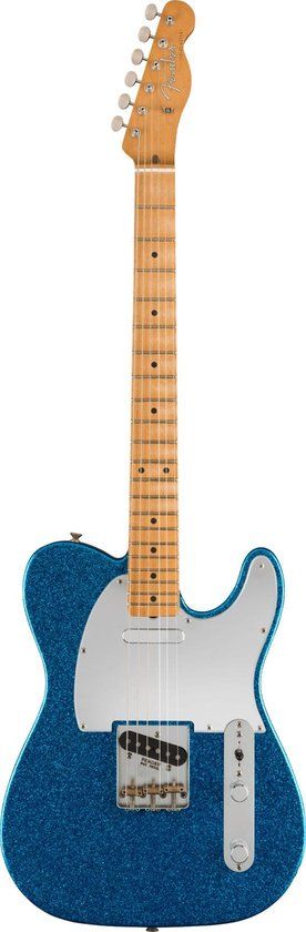 Fender J Mascis Telecaster - Bottle Rocket Blue Flake - Elektrische gitaar