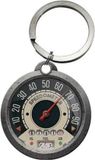 Merkloos / Sans marque Cz-Cado Sleutelhanger - Snelheidsmeter - Grijs - 4 cm