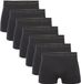 Bamboo Basics Heren Bamboe Trunk Boxershorts Liam (7-pack) - Zwart - Maat L