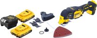 DeWalt DCS 355 D2 accu-oscillator multitool 18 V borstelloos + 2x accu 2,0 Ah + oplader + accessoires