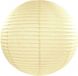Merkloos Bol Luxe bol lampion ivoor 50 cm