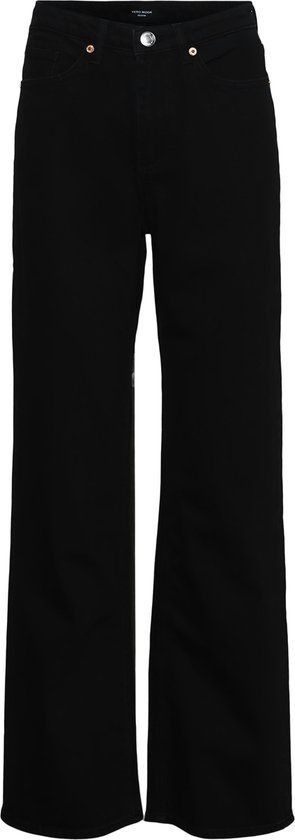 Vero Moda VMTESSA HR Wide Jeans - Black - Women's W25/L32