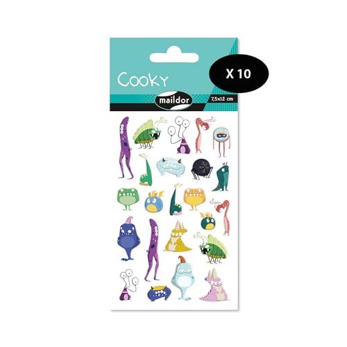 Maildor 560503Cpack - 3D Stickers Cooky - 10 stuks