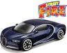 Bburago BUGATTI CHIRON donker blauw schaalmodel 1:43