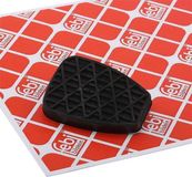 Febi 100244 Pedaalrubber koppelingspedaal - Zwart