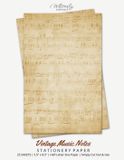 Vintage Libri GmbH Vintage Music Notes Stationery Paper