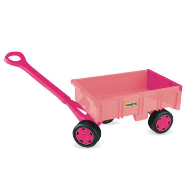 Wader Quality Toys Handkar voor meisjes - Roze/lichtroze