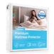 Linenspa Waterdichte gladde top premium Cal King matrasbeschermer, ademende en hypoallergene dubbele matrashoezen, wit