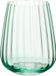 J-Line Glas Geribbeld - Groen - 6 stuks