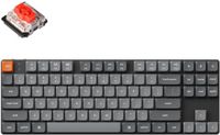 Keychron K1 Max TKL (Tenkeyless) QWERTY US Layout Zwart Mechanisch RGB Verlicht USB + RF Wireless + Bluetooth Toetsenbord