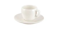 Tescoma Crema Espresso Kopje met Schotel - Wit