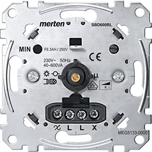 SCHNEIDER ELECTRIC Merten MEG5133-0000 | inzetstuk voor inductieve belasting | 40-600 W/VA | Made in Germany