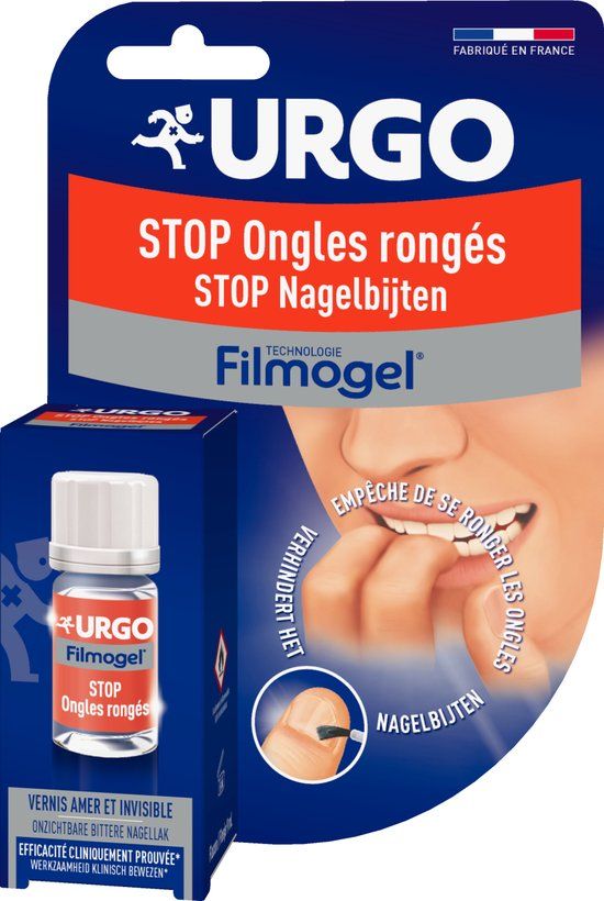 Urgo STOP Nagelbijten - Zeer Bitter - Onzichtbare Nagellak - 9 ml
