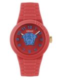 Versace V-Pop VE5S00326 Horloge - Siliconen - Rood - Ø 34 mm